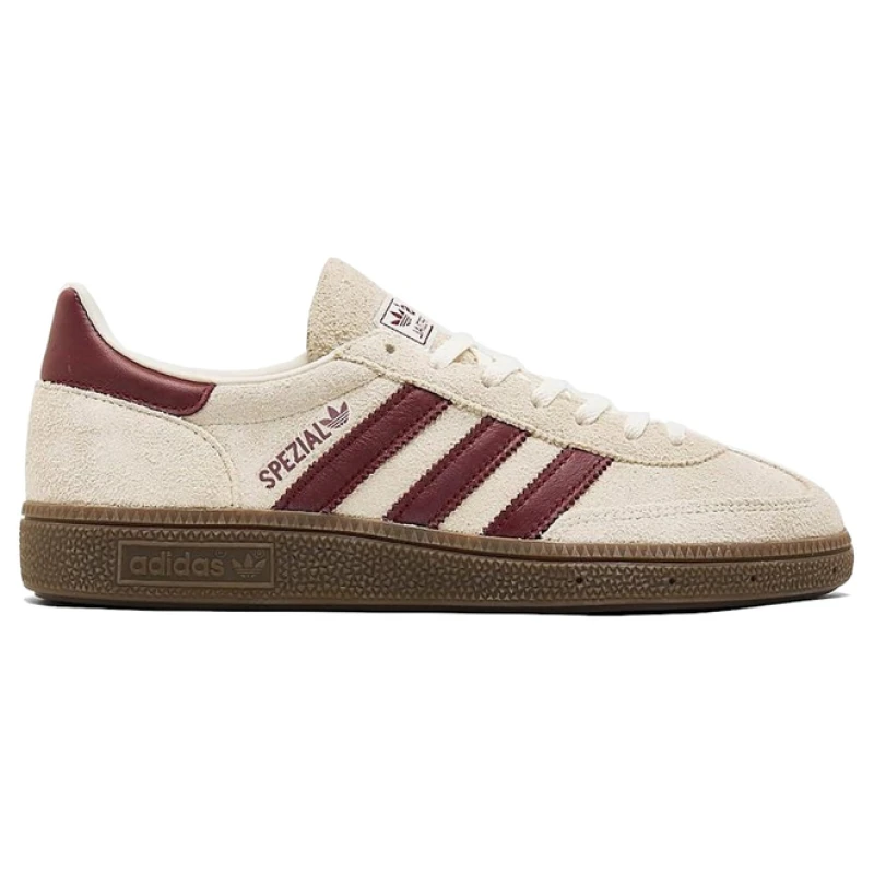adidas Handball Spezial Off White Collegiate Burgundy (Women's) - JH8699