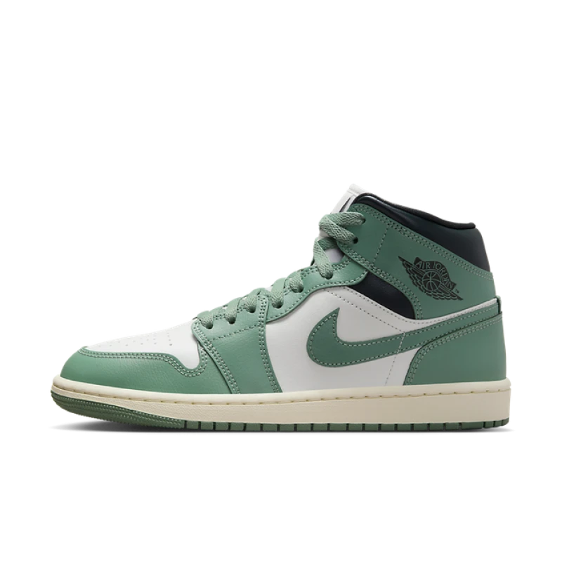 Air Jordan 1 Mid WMNS 'Jade Smoke' - BQ6472-130