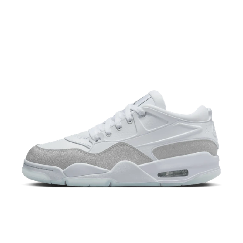 Air Jordan 4 RM WMNS 'White & Metallic Silver' - HQ3441-111