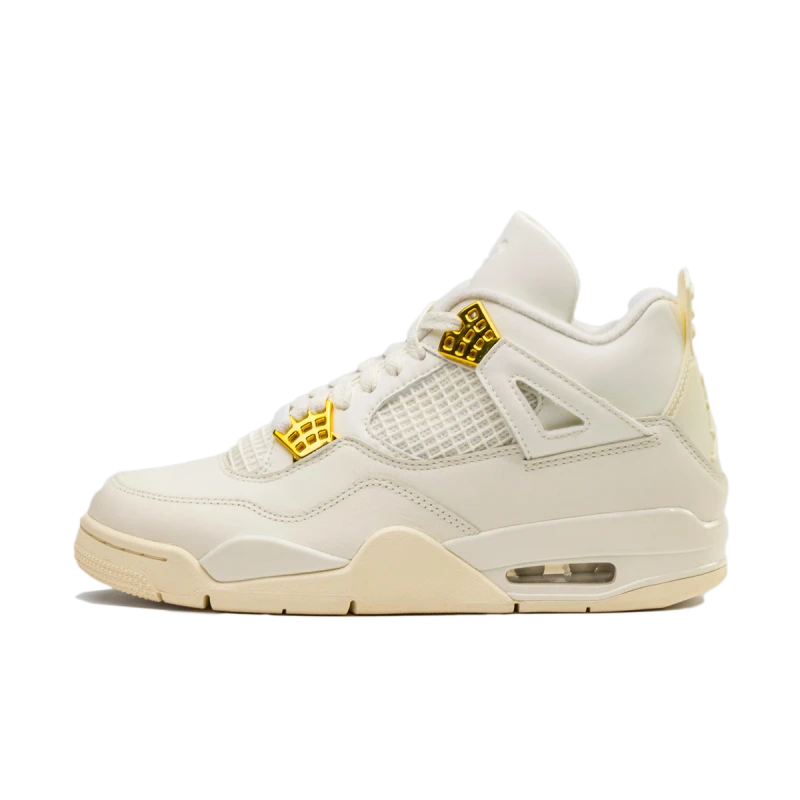 Air Jordan 4 WMNS 'Sail & Metallic Gold' - AQ9129-170