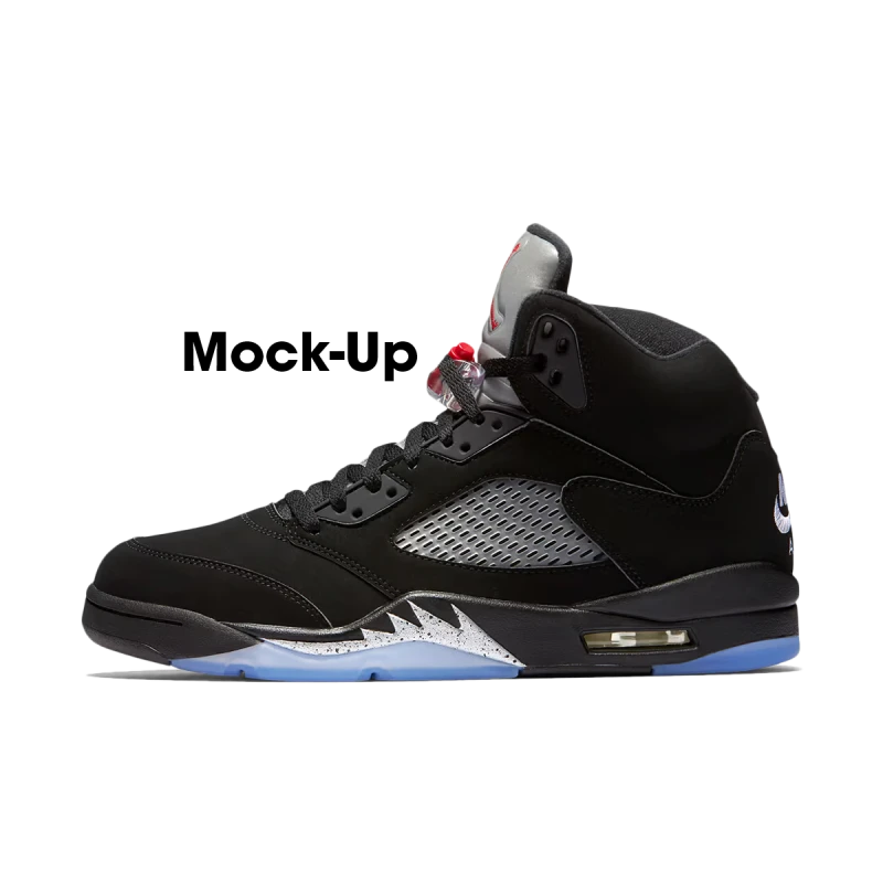 Air Jordan 5 'Black Metallic Reimagined' - HF3975-001