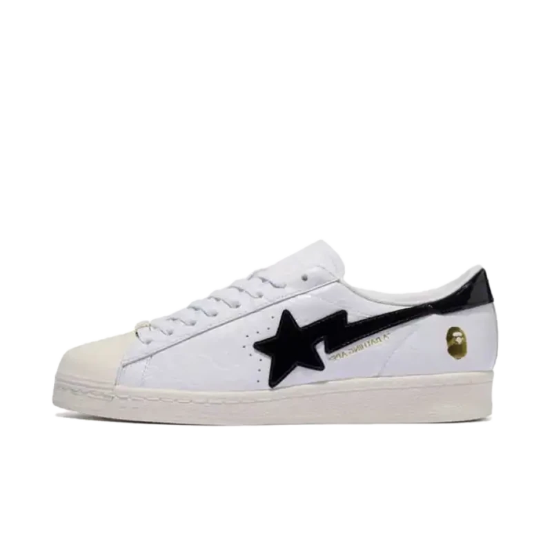 BAPE x adidas Superstar 'White' - JR2701