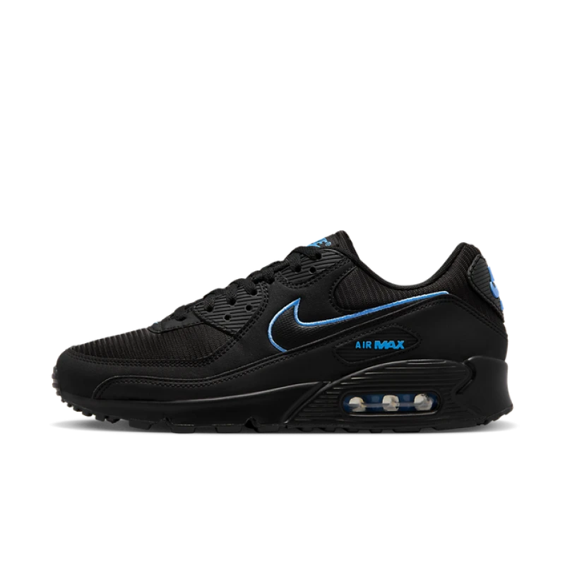 Nike Air Max 90 'Black University Blue' - FJ4218-001