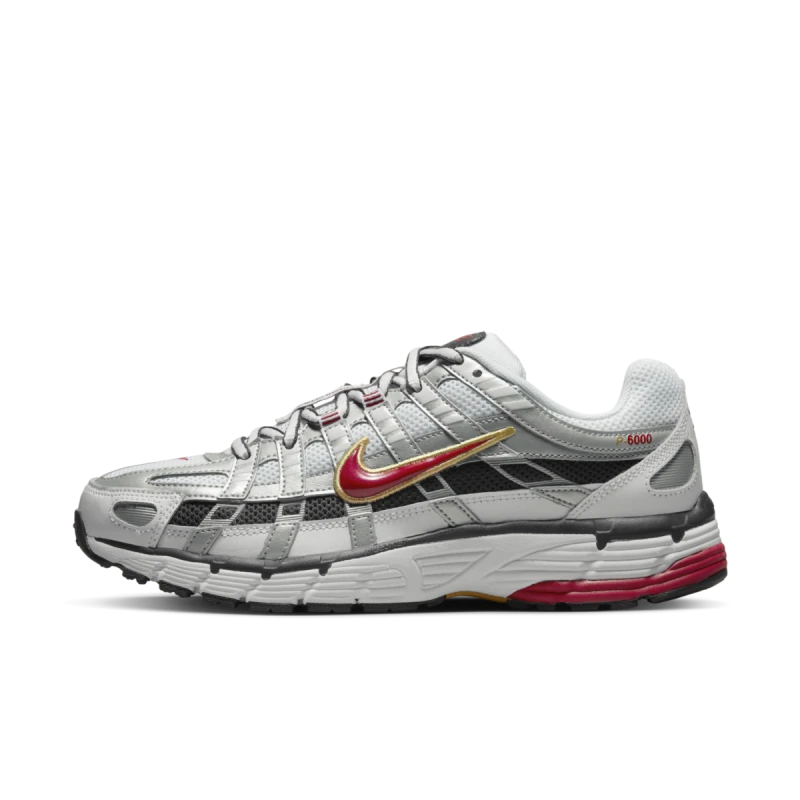 Nike P-6000 WMNS 'White Gold Red' - BV1021-101