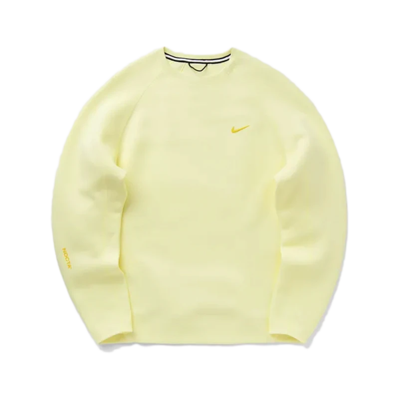 NOCTA x Nike Tech Fleece Crewneck 'Citron Tint' - FD8457-821