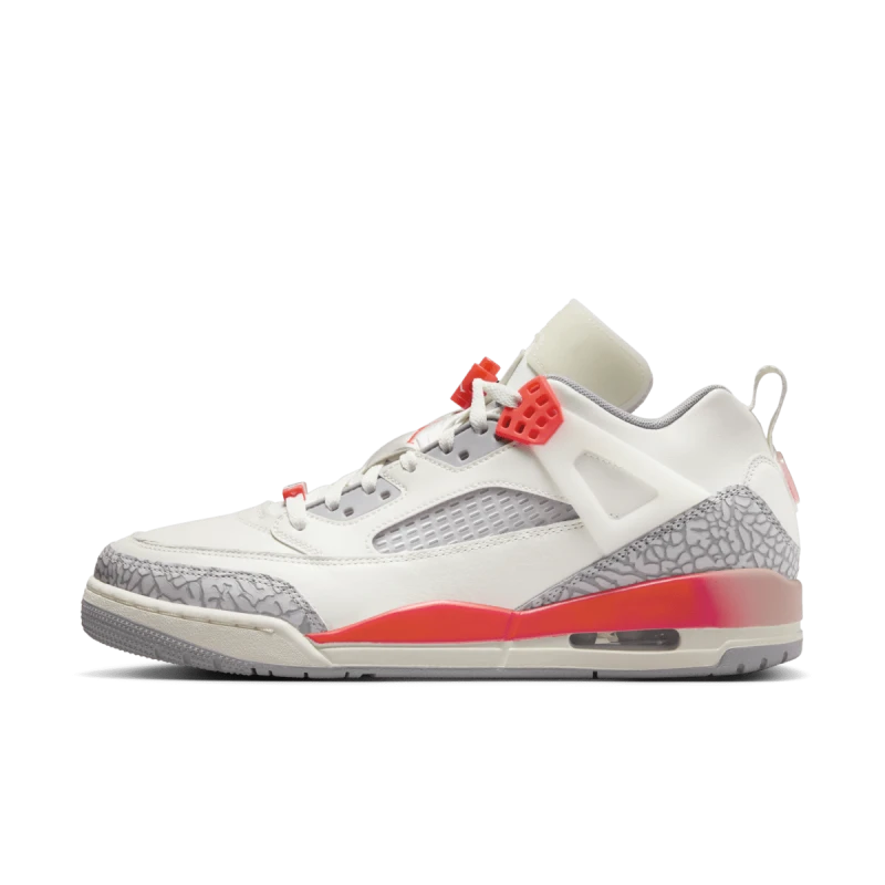 PSG x Air Jordan Spizike Low 'Sail & Infrared' - HF8827-100