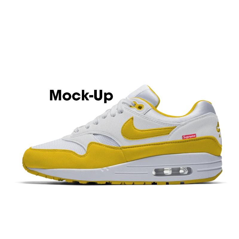 Supreme X Nike Air Max 1 87 'Speed Yellow' - HF8813-700