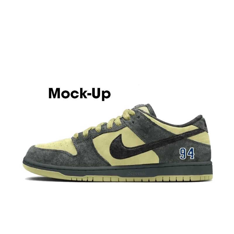 Supreme X Nike SB Dunk Low Pro 'Camper Green' - 2025 - HQ8487-300