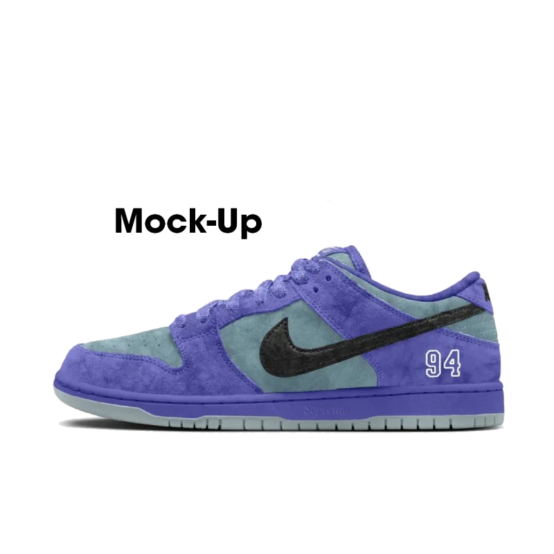 Supreme X Nike SB Dunk Low Pro 'Ink' - 2025 - HQ8487-500