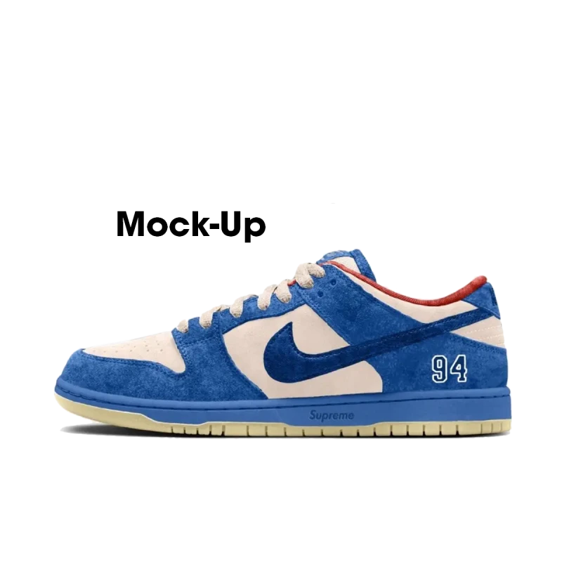 Supreme X Nike SB Dunk Low Pro 'Ocean Fog' - 2025 - HQ8487-400