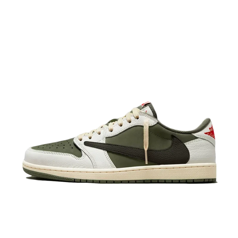 Travis Scott x Air Jordan 1 Low OG 'Medium Olive' - DM7866-200