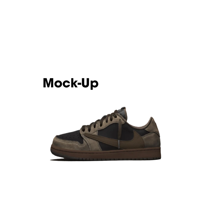 Travis Scott x Air Jordan 1 Low OG TD 'Velvet Brown' - DO5441-202